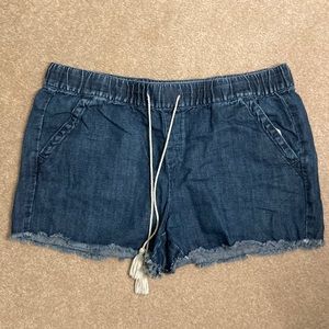 Loft Elastic Jean shorts - size 10